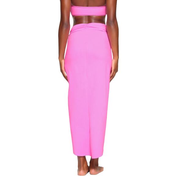 NWT SKIMS Signature Swim Sarong Skirt - Taffy - XL - Picture 6 of 11